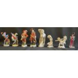 Konvolut Porzellanfiguren, Sammlungsauflösung, verschiedene Marken: 1 x Orientale mit Turban