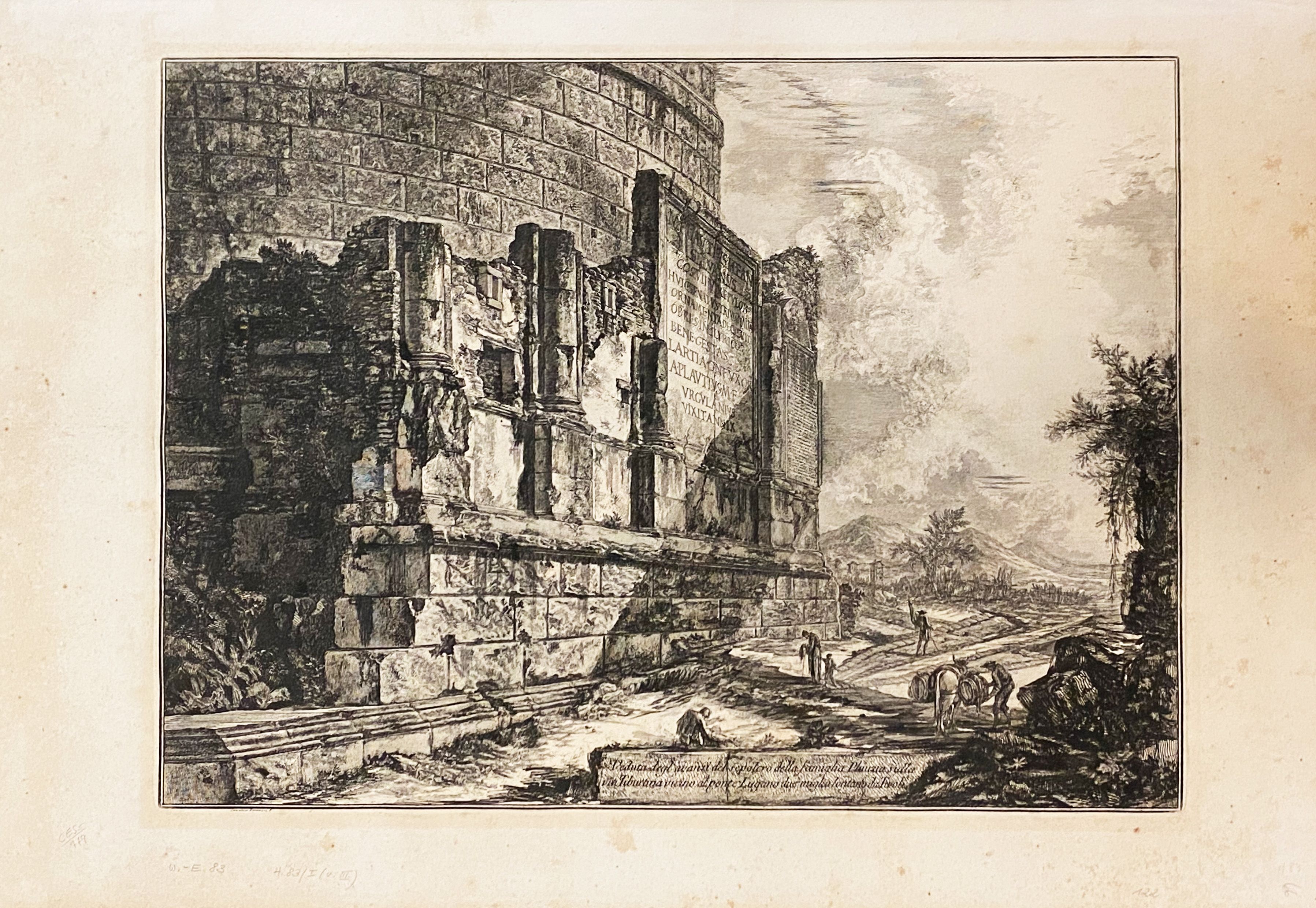 Giovanni Battista Piranesi (1720 Venedig - Rom 1778), 10 Radierungen: "Veduta della Cascata di - Image 5 of 31