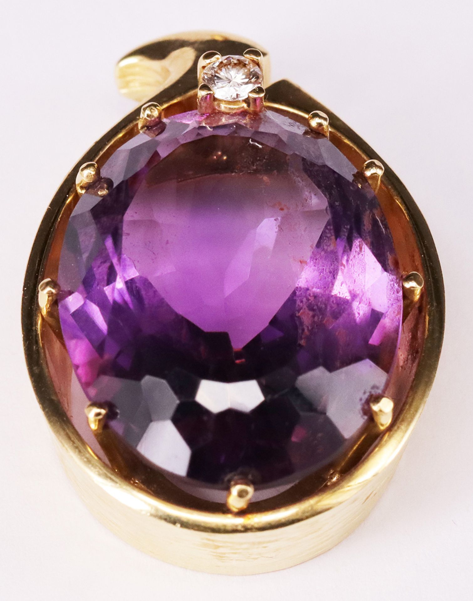 Aufwändiger, von Hand gearbeiteter Amethyst Schmuck/ spectacular set of hand crafted amethyst - Image 5 of 10