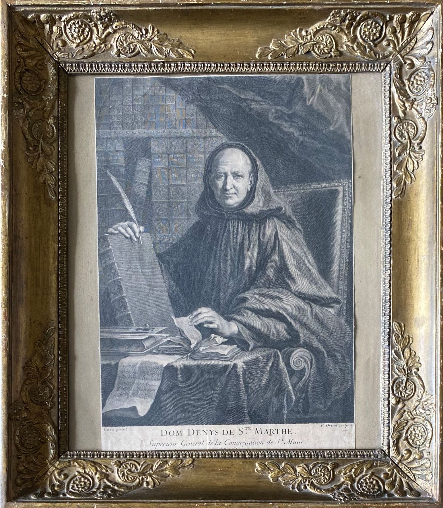 6 Druckgraphiken: Dom Denys de Sainte Marthe, 1650 - 1725. Superior General de la Congregation de St - Bild 4 aus 13