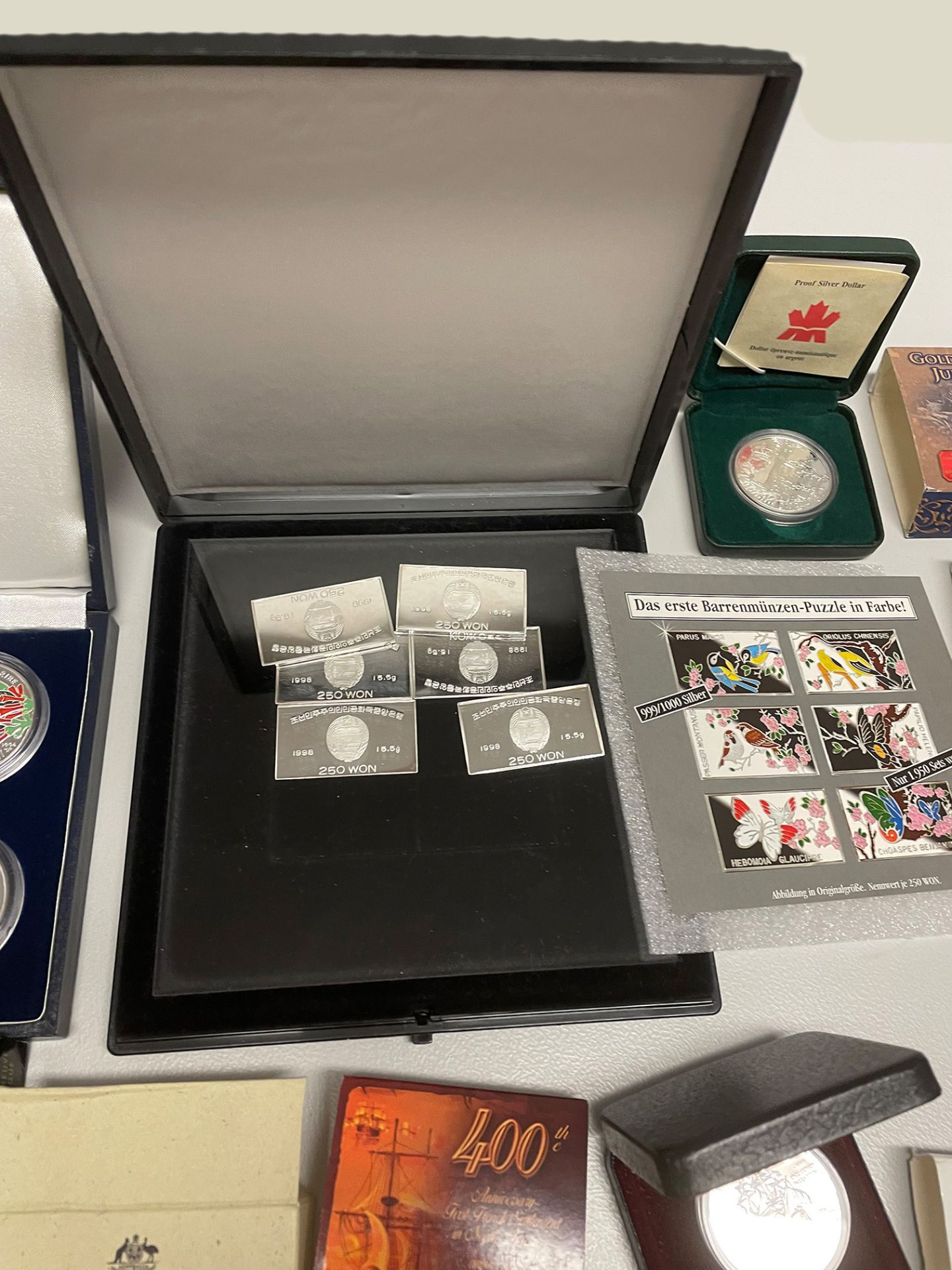 Konvolut Wundertüte: Münzen, darunter mehrere Silber Dollar, international, sowie 1 x Set 6 Kuba - Bild 7 aus 13