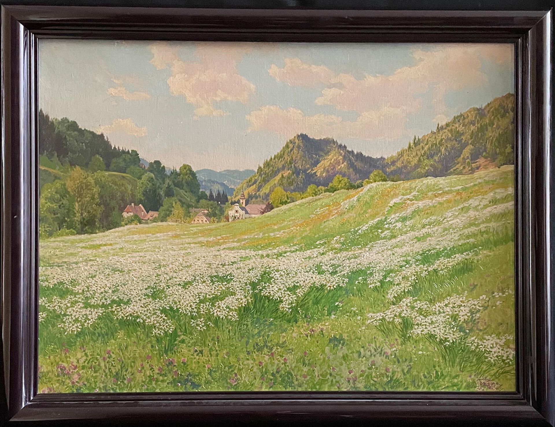 Carl Raimund Lorenz (1871-1945). Nazissenwiese in Göstling (Mostviertel, Niederösterreich); - Image 3 of 4