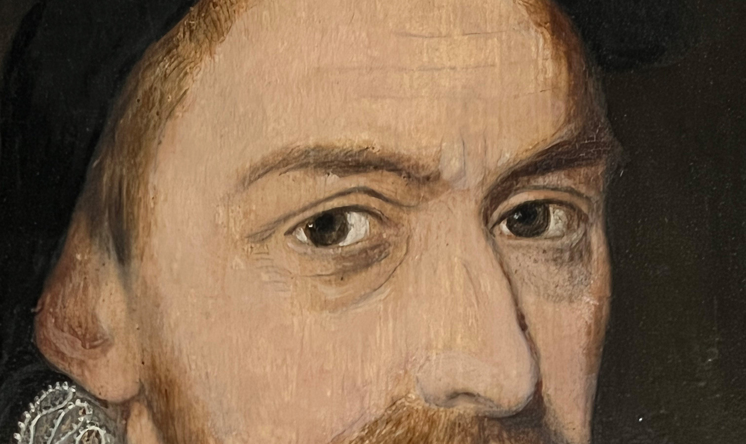 Unbekannter Maler, England, 16. Jh., Portrait von William Cecil, Lord Burghley, mit Amtskette und - Image 4 of 11