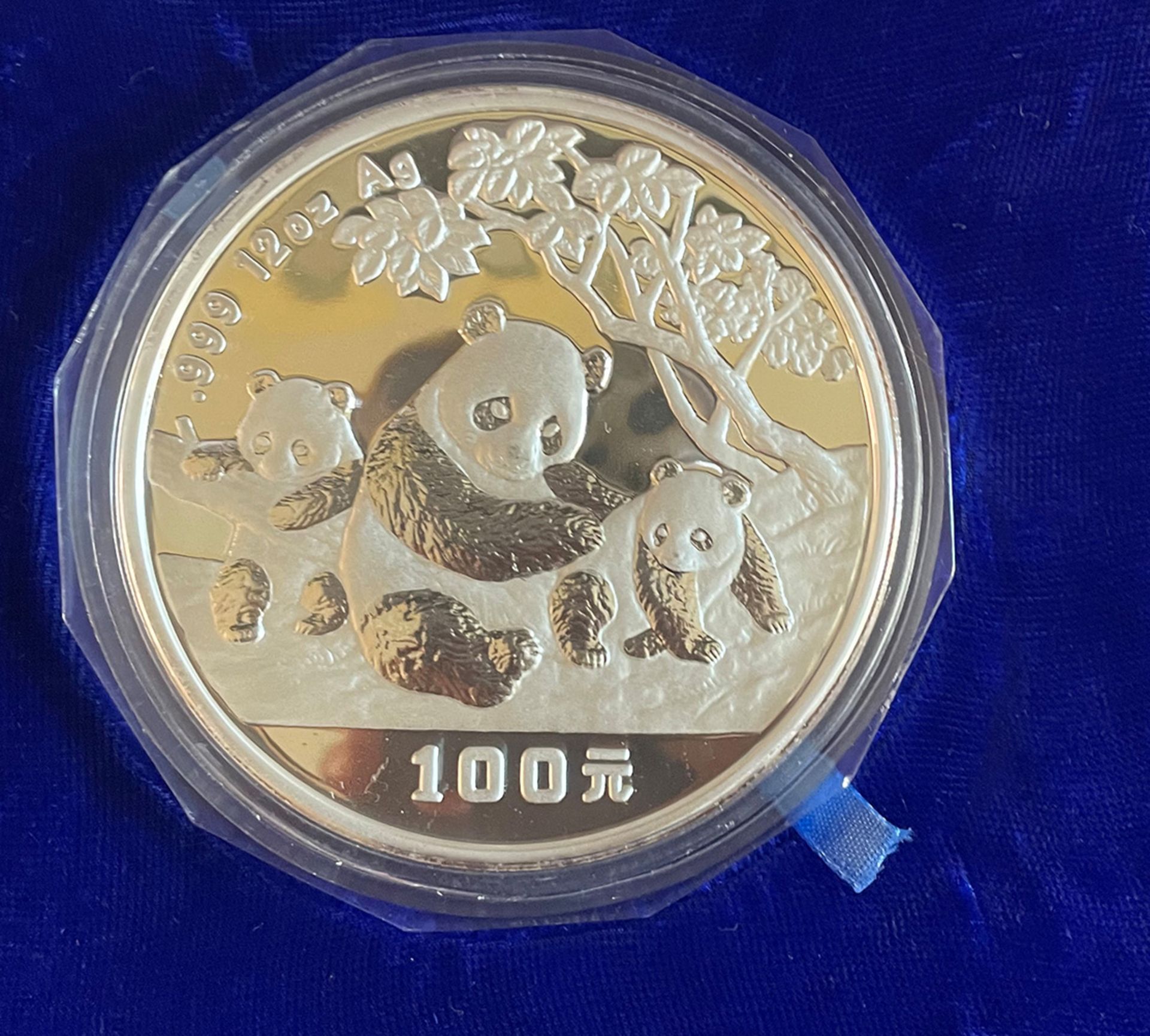 Konvolut VR China: Panda Silber, 7 x 12 Unzen, 100 Yuan, (1990,1991,1992,1993,1994,1996,1997) und - Image 2 of 20