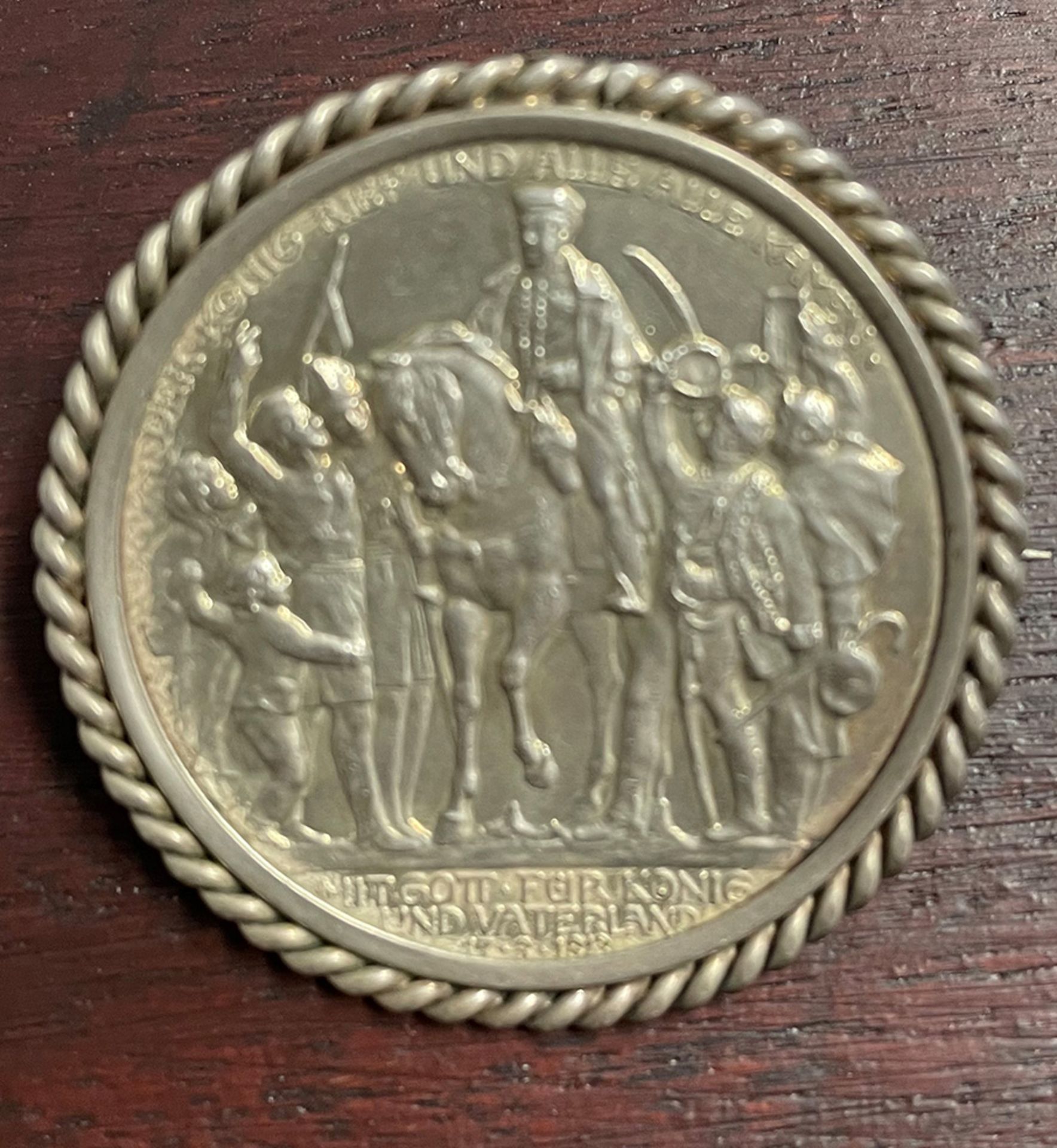 Konvolut Münzen als Schmuck: 1 x Preußen, Deutsches Reich, 5 Mark 1876 B Kaiser Wilhelm I. (1861- - Bild 7 aus 8