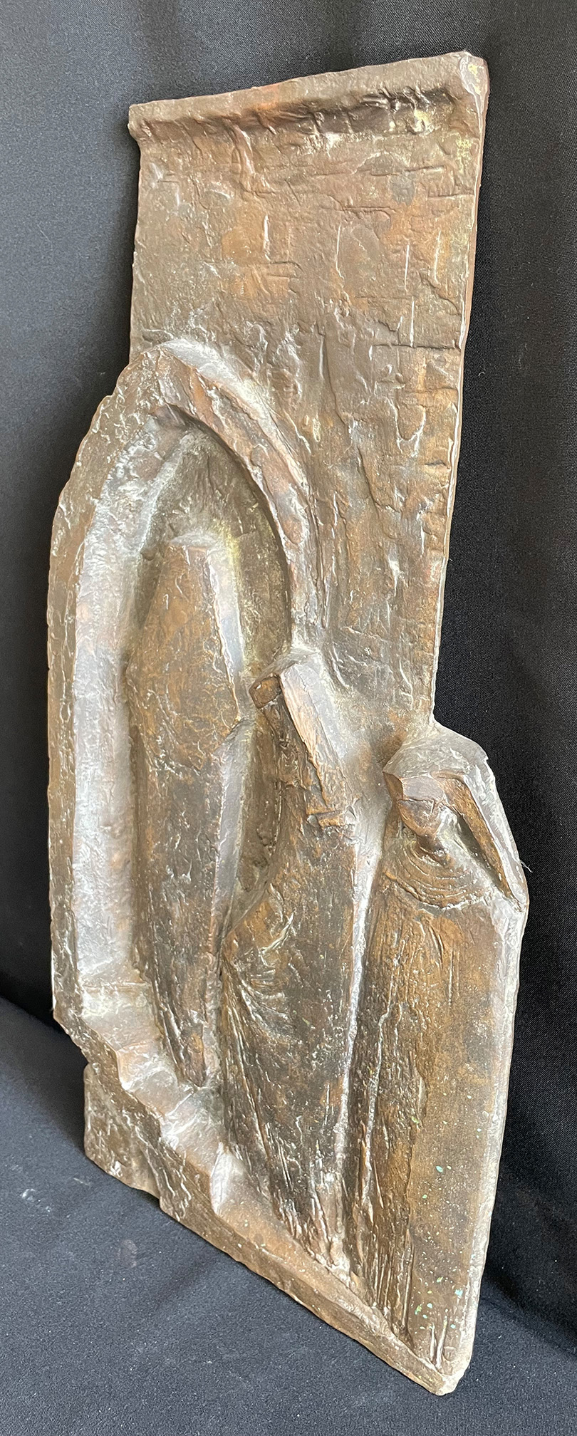 Einzug der Nonnen, Bronze, Julius Bausenwein (Rimpar 1913 - 1962), das Objekt stammt aus dem letzten - Image 2 of 5