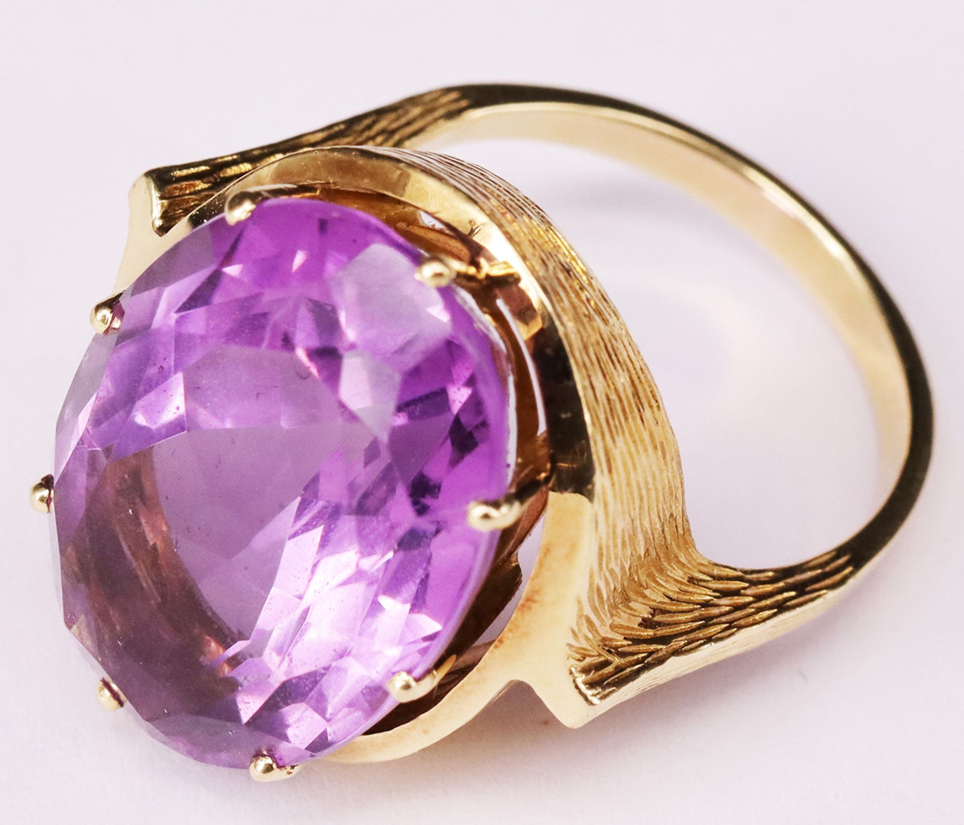 Aufwändiger, von Hand gearbeiteter Amethyst Schmuck/ spectacular set of hand crafted amethyst - Image 10 of 10