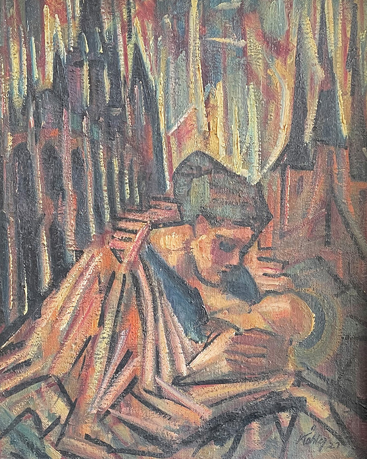 Köhler. Erfurter Maria, signiert, Öl/Lwd, 55 x 47 cm