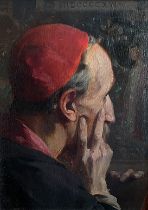 Martin FEUERSTEIN (1856-1931), Portrait eines Kardinals, signiert und datiert 1916 (MDCCCCXVI),