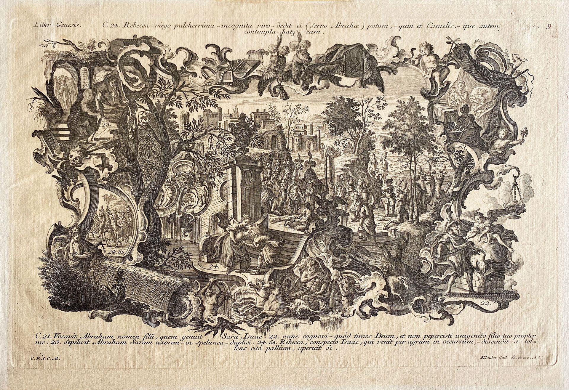 Großes Graphik-Konvolut, ca. 55 Blätter, Kupferstiche, Radierungen, Zeichnung, Scherenschnitt, - Bild 18 aus 25