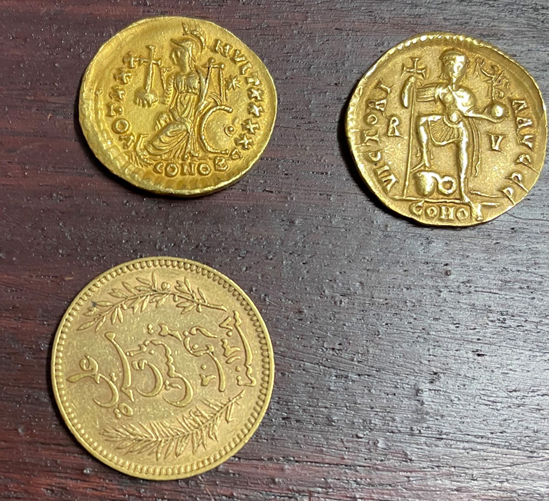 Konvolut Goldmünzen, 1 x Türkei 100 Piaster Atatürk, Gold, D 2,97 cm, Raugewicht 6,6 gr; 5 x Türkei, - Bild 14 aus 19