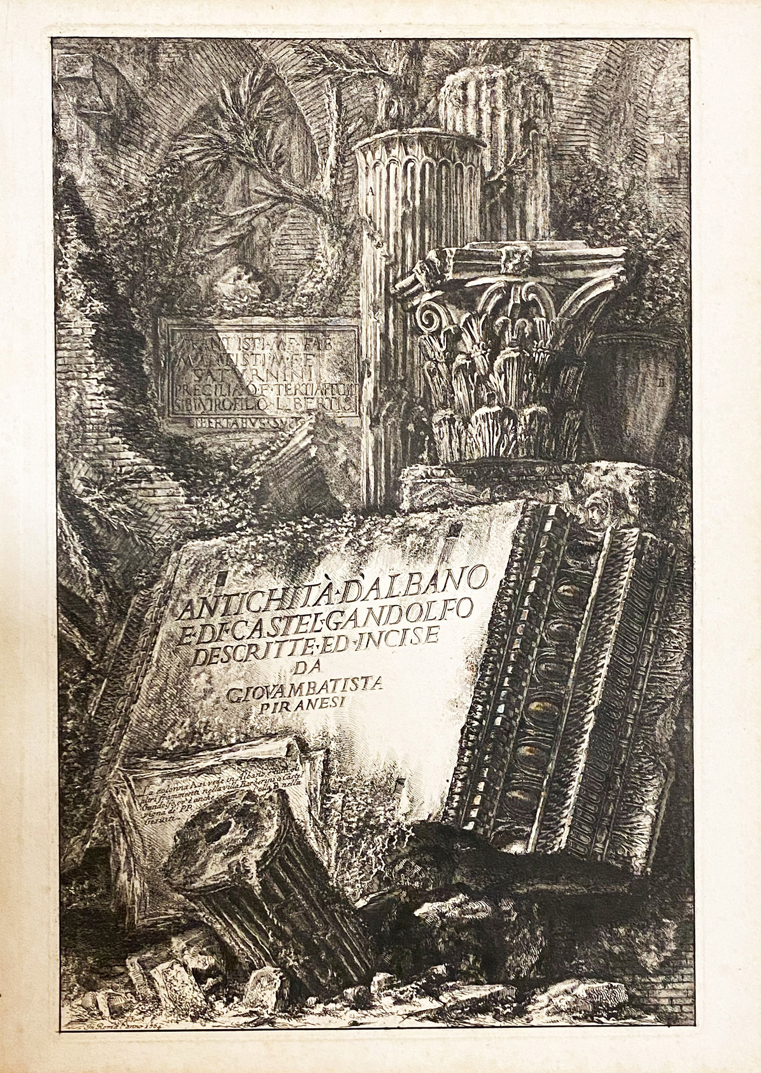 Giovanni Battista Piranesi (1720 Venedig - Rom 1778), 10 Radierungen: "Veduta della Cascata di - Image 14 of 31