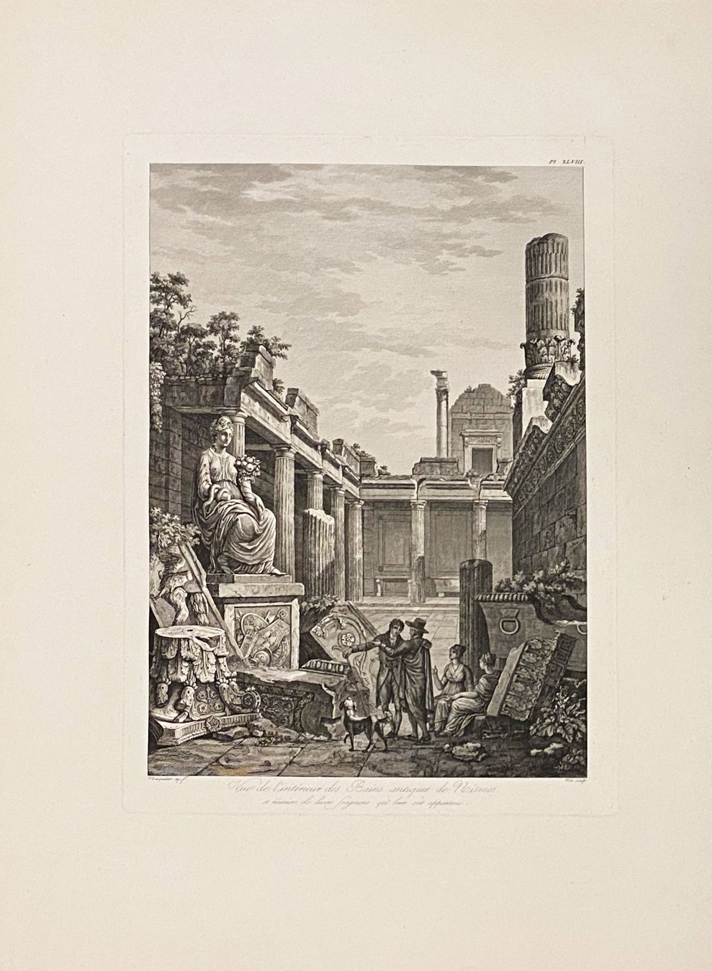 Giovanni Battista Piranesi (1720 Venedig - Rom 1778), 10 Radierungen: "Veduta della Cascata di - Bild 7 aus 31