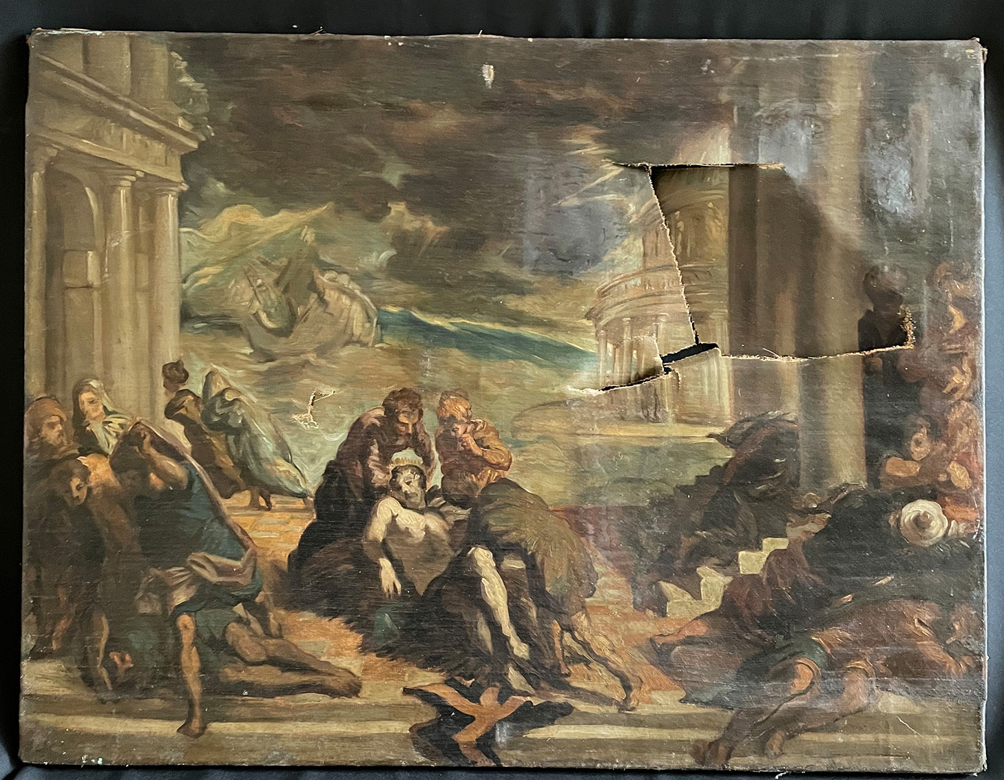 "La messa in salvo del corpo di San Marco", Anfang 18. Jh., Öl auf Leinwand, Kopie des 18. Jhs. nach