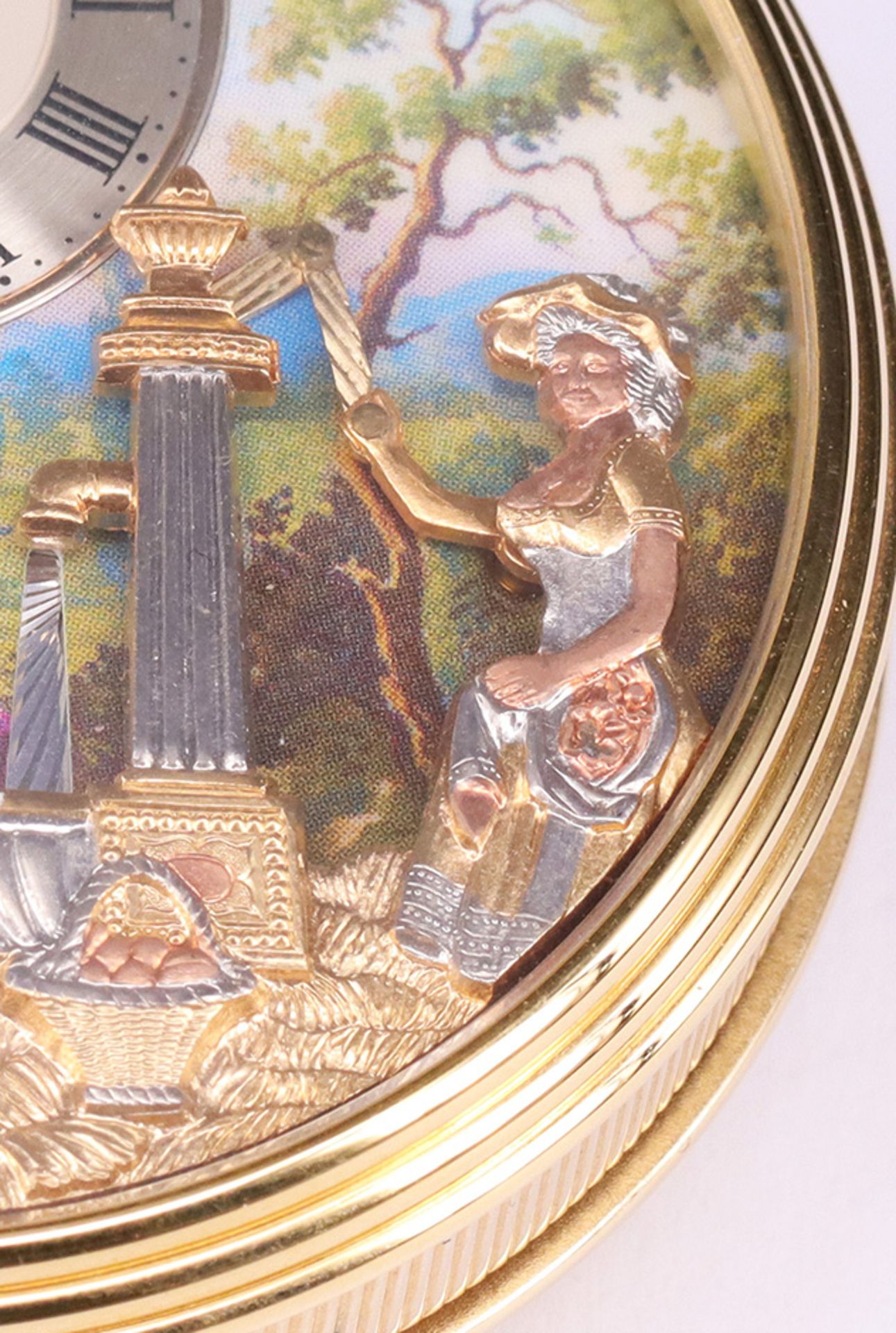 3 Taschenuhren, Reuge und Kelek: 2 TU Charles Reuge (Schweiz) Sainte Croix, Goldplated, mit Spieluhr - Bild 5 aus 15