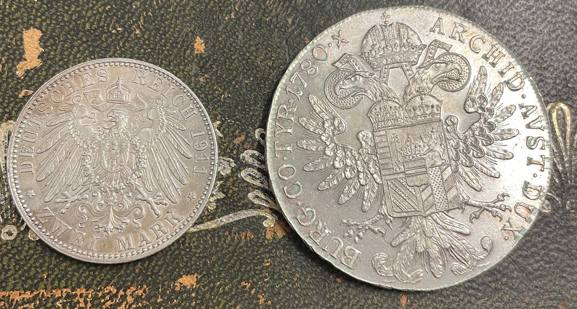 Konvolut Münzen, Deutschland und Österreich, Kaiserreich bis Republik, datunter 5 DM Stücke, 1966 F, - Bild 3 aus 17
