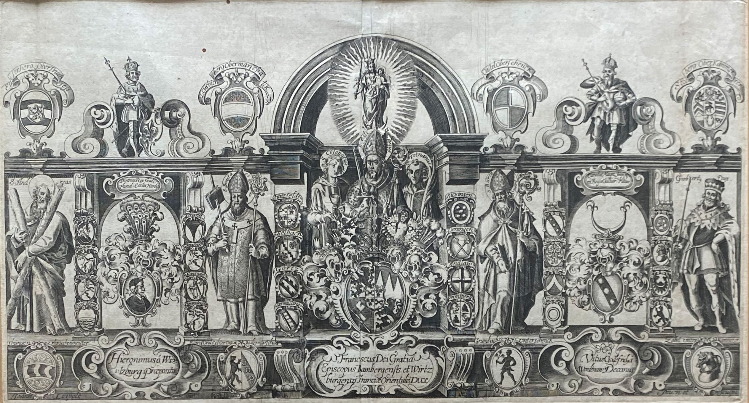 6 Druckgraphiken: Dom Denys de Sainte Marthe, 1650 - 1725. Superior General de la Congregation de St - Image 10 of 13