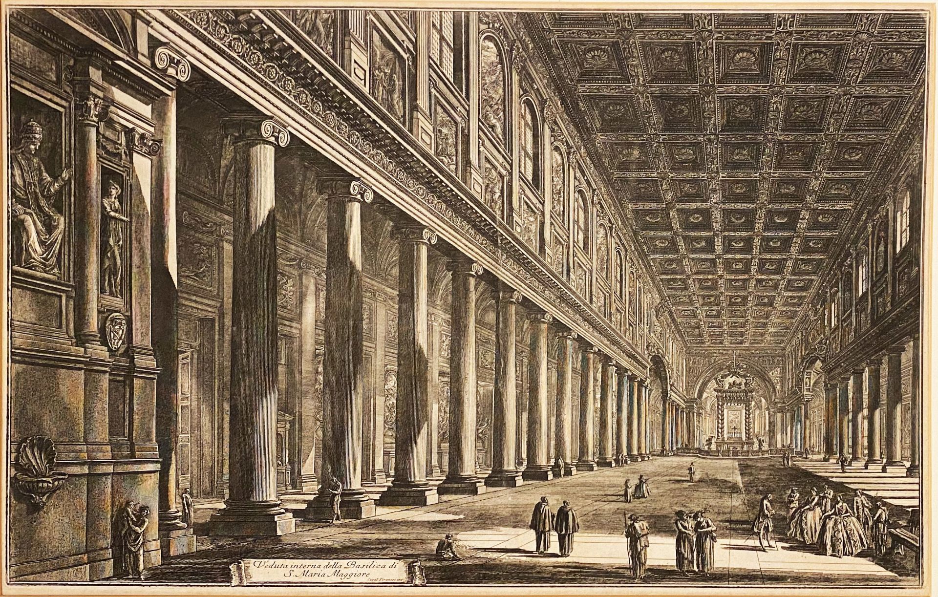 Giovanni Battista Piranesi (1720 Venedig - Rom 1778), 6 Radierungen: "Spaccato interno della - Image 7 of 13