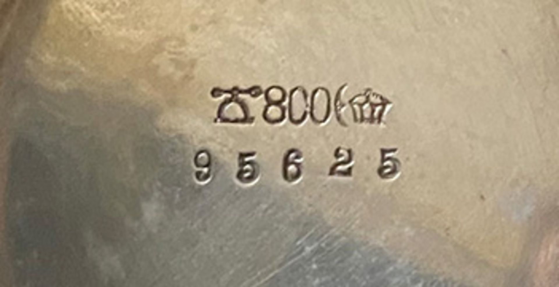 Konvolut Silber, 800er, 835er und 925er Silber, 6 Teile: ovale Schale mit kleinen Füßchen, Sterling, - Bild 3 aus 5