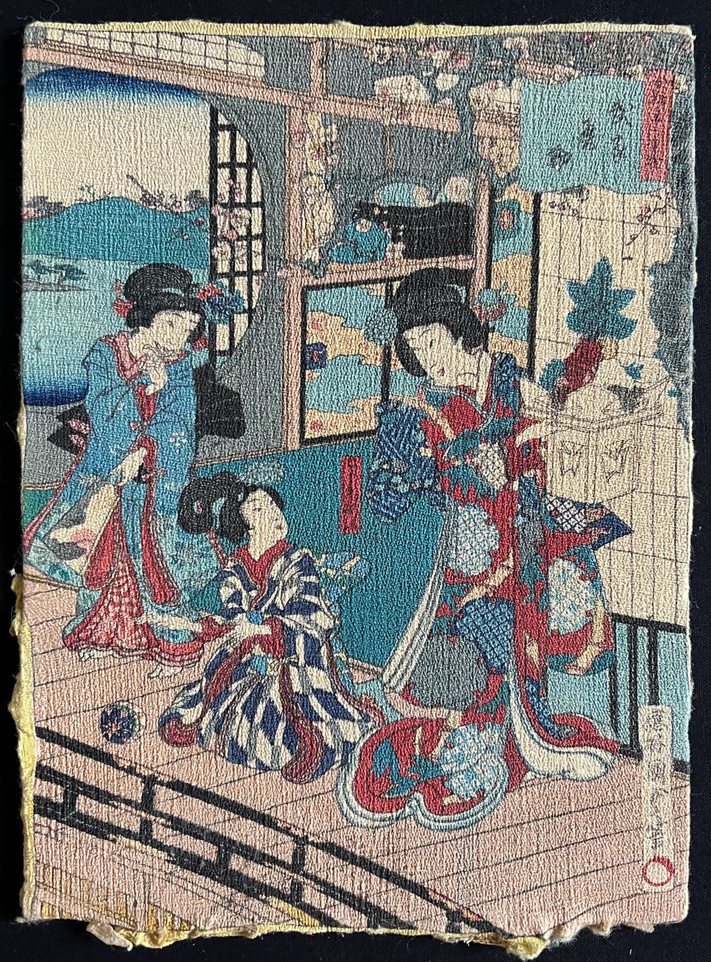 Großes Konvolut: Grafik, Holzschnitt, Drucke auf Seidenpapier; Japan, verschiedene Zeiten, Größen - Bild 7 aus 8