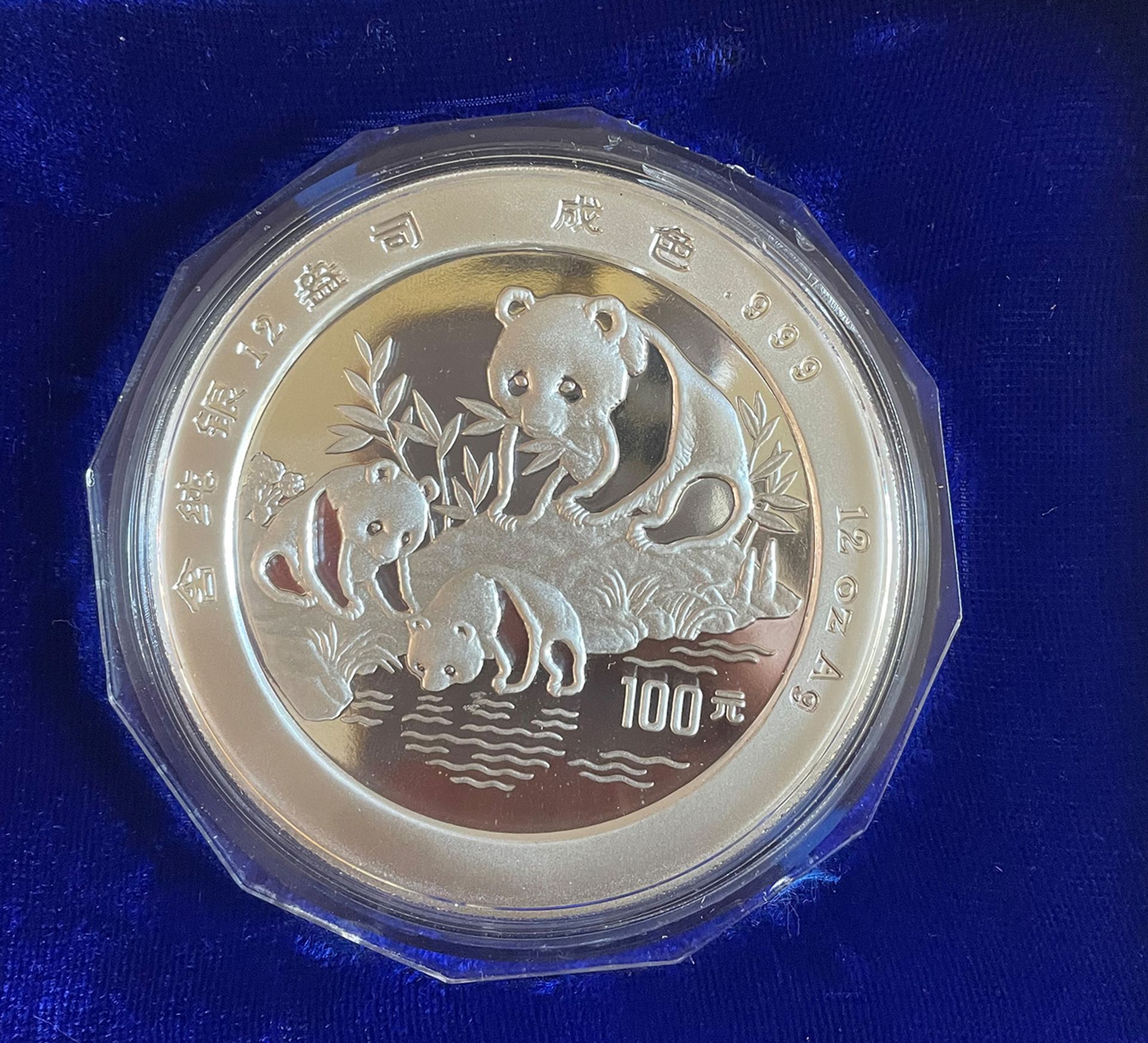 Konvolut VR China: Panda Silber, 7 x 12 Unzen, 100 Yuan, (1990,1991,1992,1993,1994,1996,1997) und - Image 4 of 20