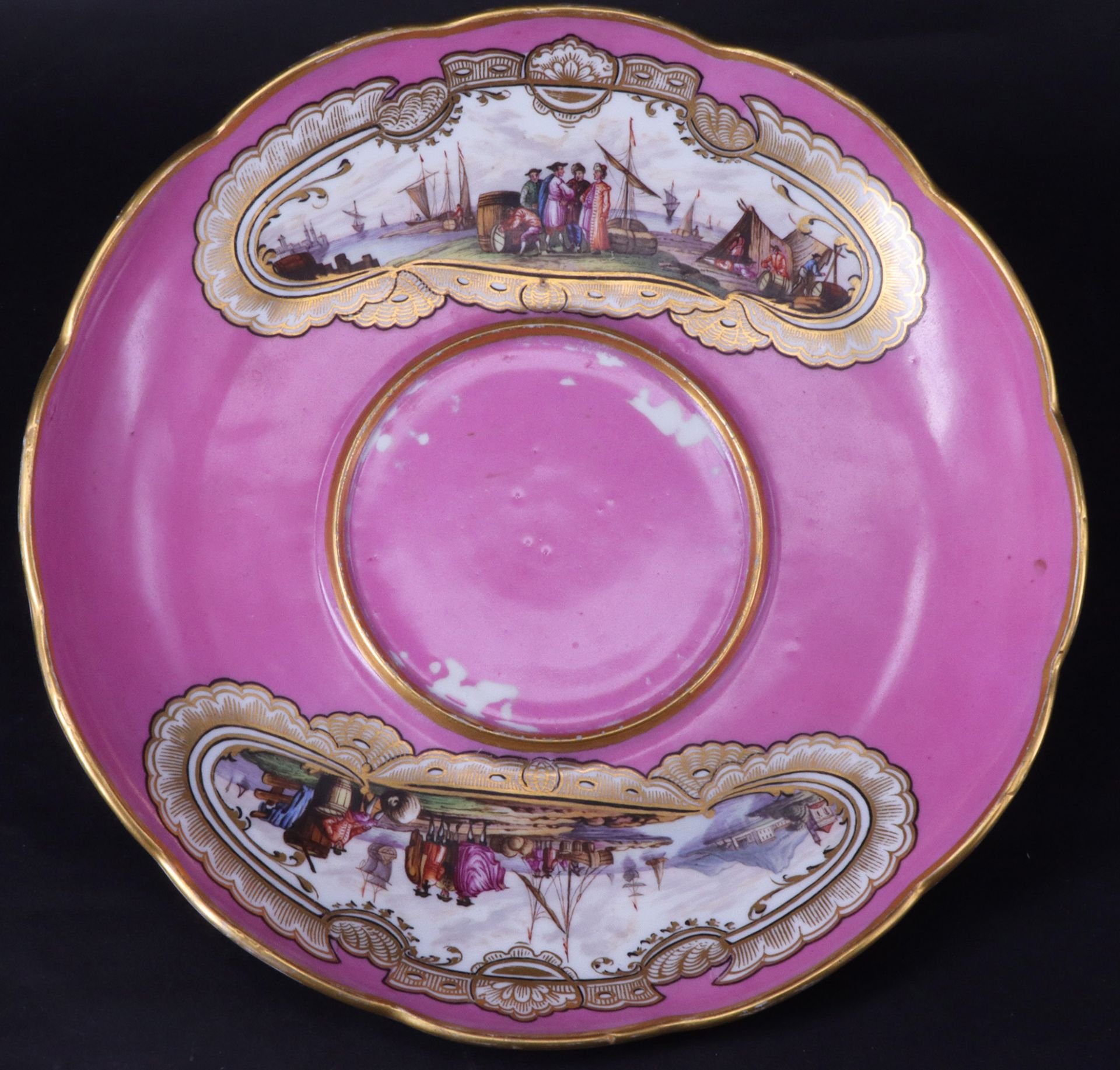 Meissen, um 1800, Deckelterrine mit Presentoire, halbkugeliger Korpus mit seitlich verdoppelten - Bild 8 aus 9