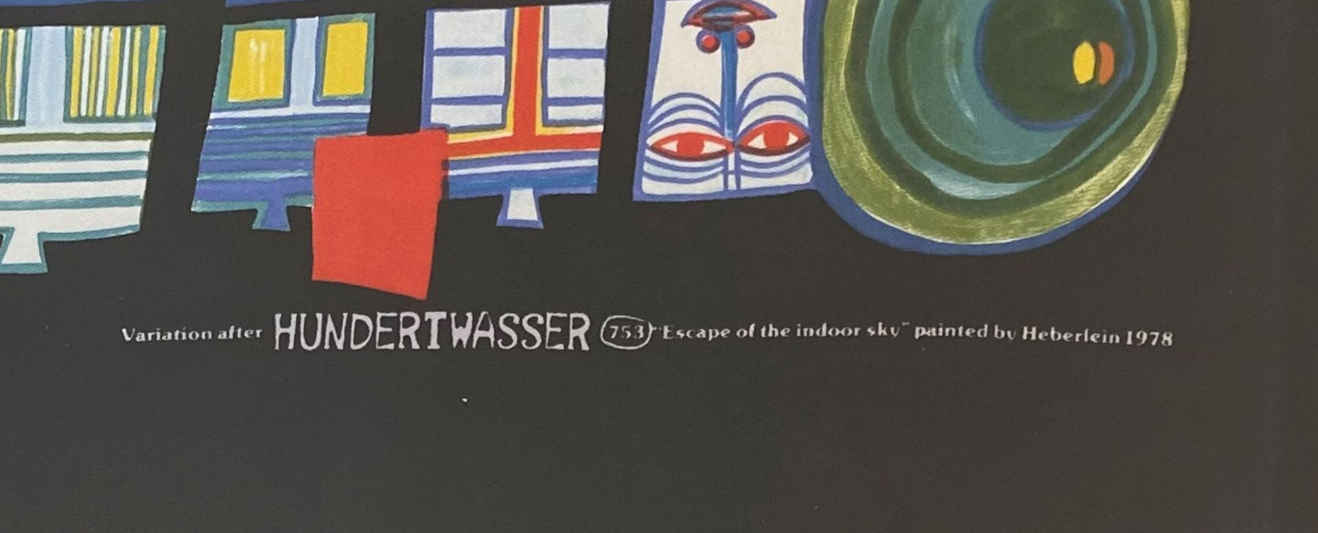 Friedensreich Hundertwasser (1928 Wien - 2000 Oakland/Neuseeland), Seidentuch, "Variation after - Image 2 of 3