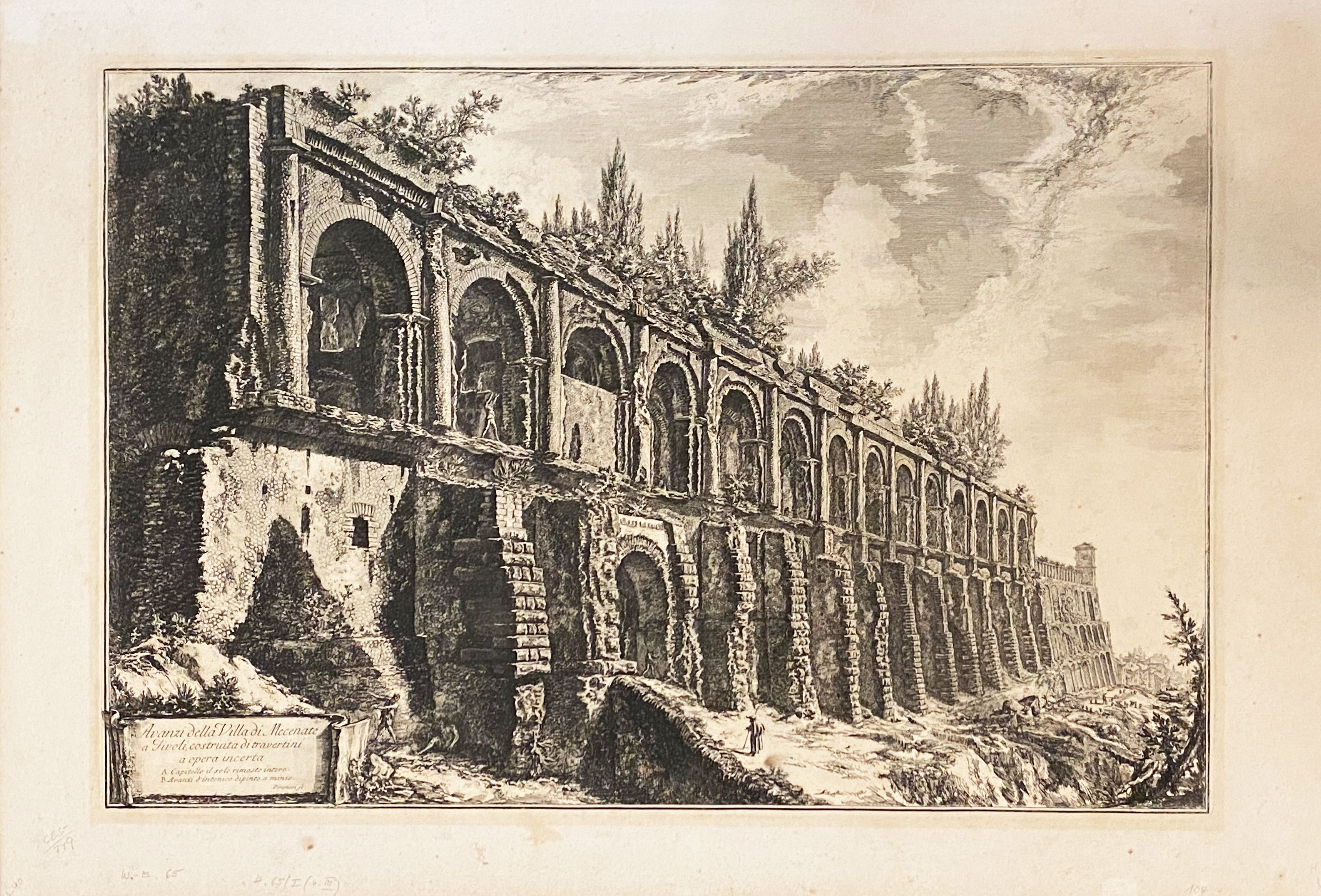 Giovanni Battista Piranesi (1720 Venedig - Rom 1778), 10 Radierungen: "Veduta della Cascata di - Image 3 of 31
