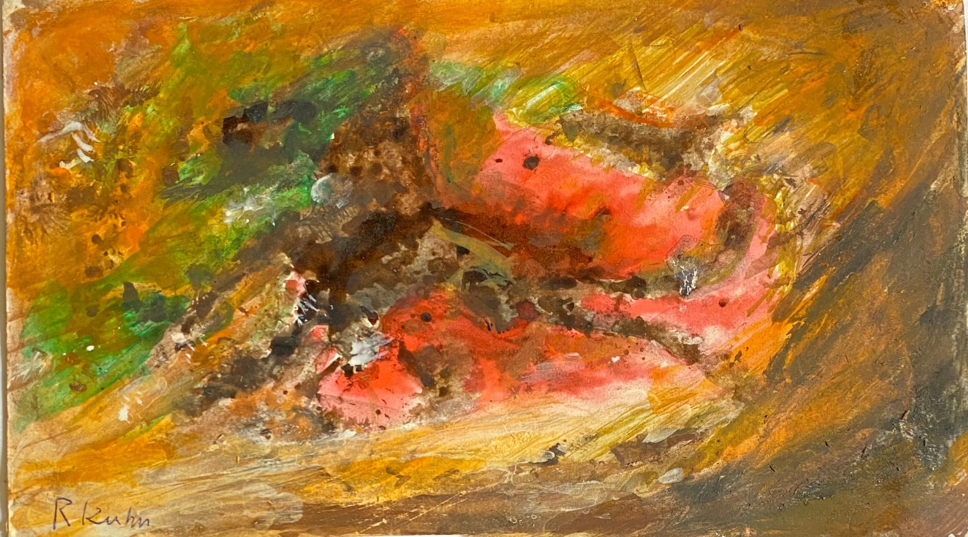 Rita Kuhn (1916-2011, Würzburger Künstlerin), Großes Konvolut von Gemälden, Aquarellen und - Image 4 of 8