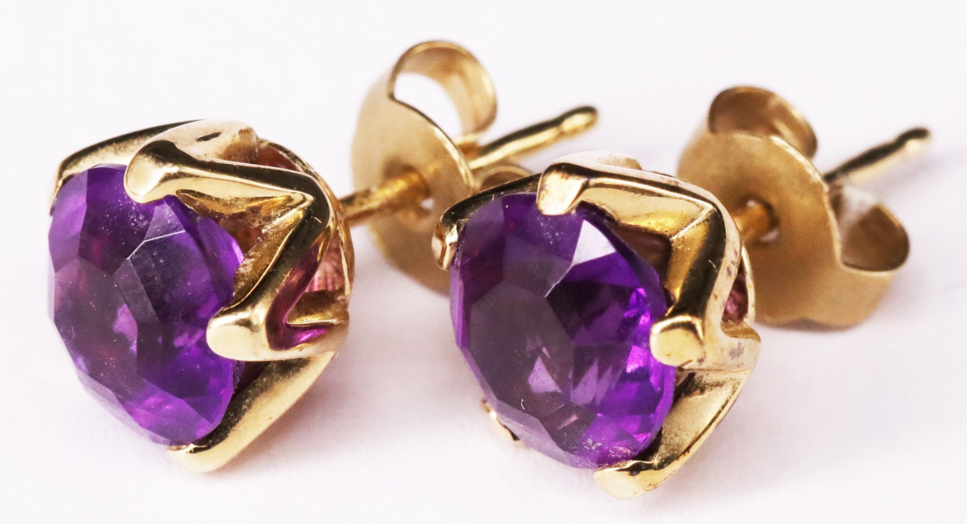 Aufwändiger, von Hand gearbeiteter Amethyst Schmuck/ spectacular set of hand crafted amethyst - Image 7 of 10