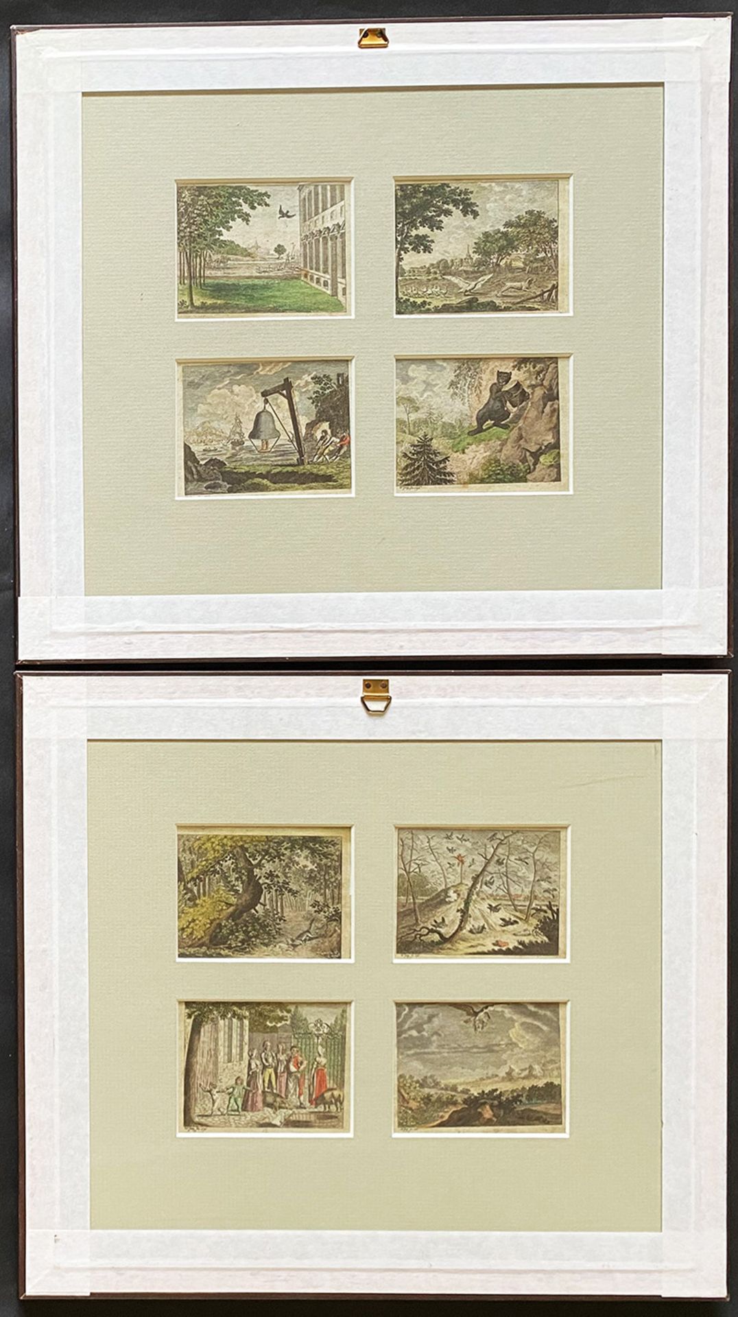 16 kleine kolorierte Kupferstiche von Johann Friedrich Wilhelm Jury (1763-1829, deutscher Maler, - Bild 7 aus 7