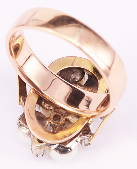 2 Ringe (Angaben s. Gutachten Stefan Netzer, München): Ring, 750er Roségold, 17,3 g, Rauchquarz im - Image 3 of 6