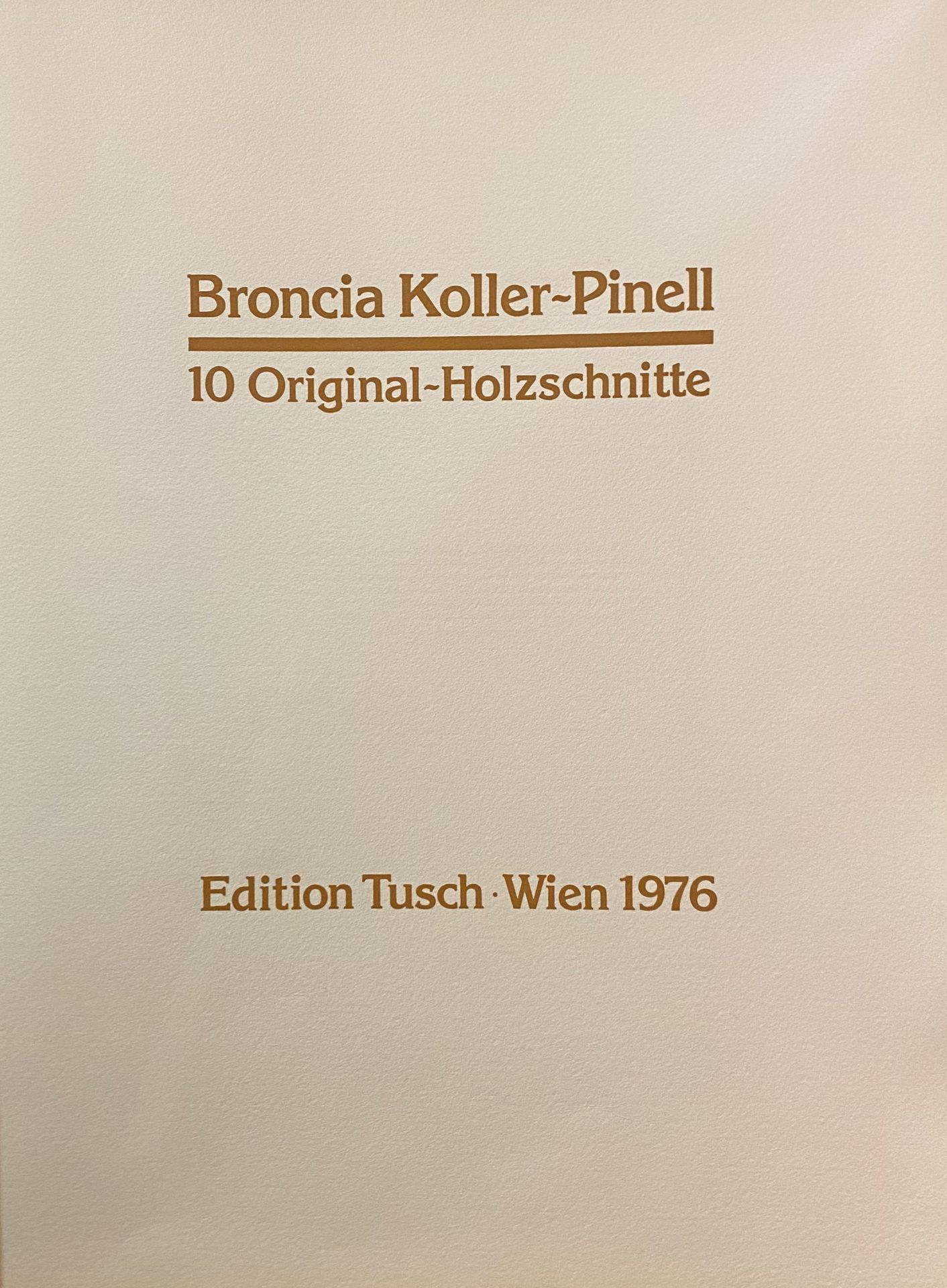 Broncia Koller Pinell (1863-1934, österr. Künstlerin), 5 Farbholzschnitte, aus der Mappe "„Broncia - Bild 2 aus 9