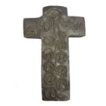 Bronzekreuz, 20. Jh., H 20,5 x 13,5 cm