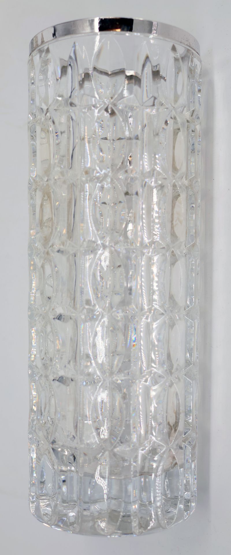 Konvolut aus 6 Kristallvasen mit Silberrand bzw. Silbereinfassung, 800er bis 925er Silber, diverse - Image 6 of 10