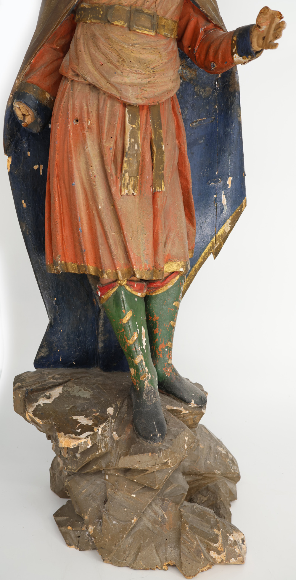 Süddeutsch, 18. Jh., Figur eines Heiligen oder eines Pilgers - Image 4 of 6
