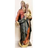 Madonna/ St. Mary with Christ child. Franken, Würzburger Raum, 16. Jh., Margetshöchheim oder