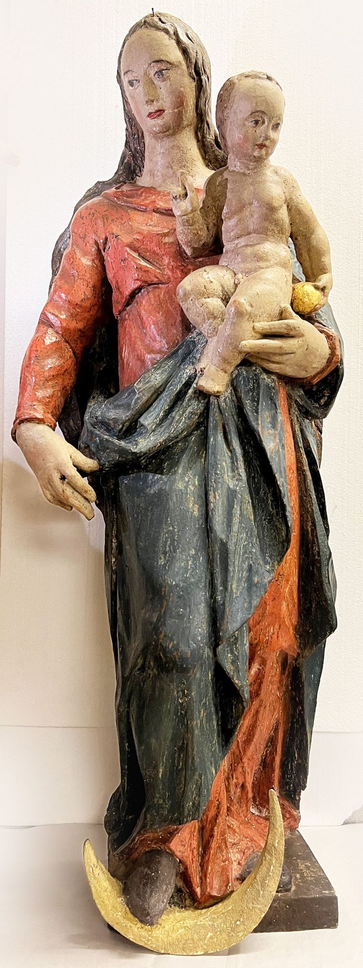 Madonna/ St. Mary with Christ child. Franken, Würzburger Raum, 16. Jh., Margetshöchheim oder