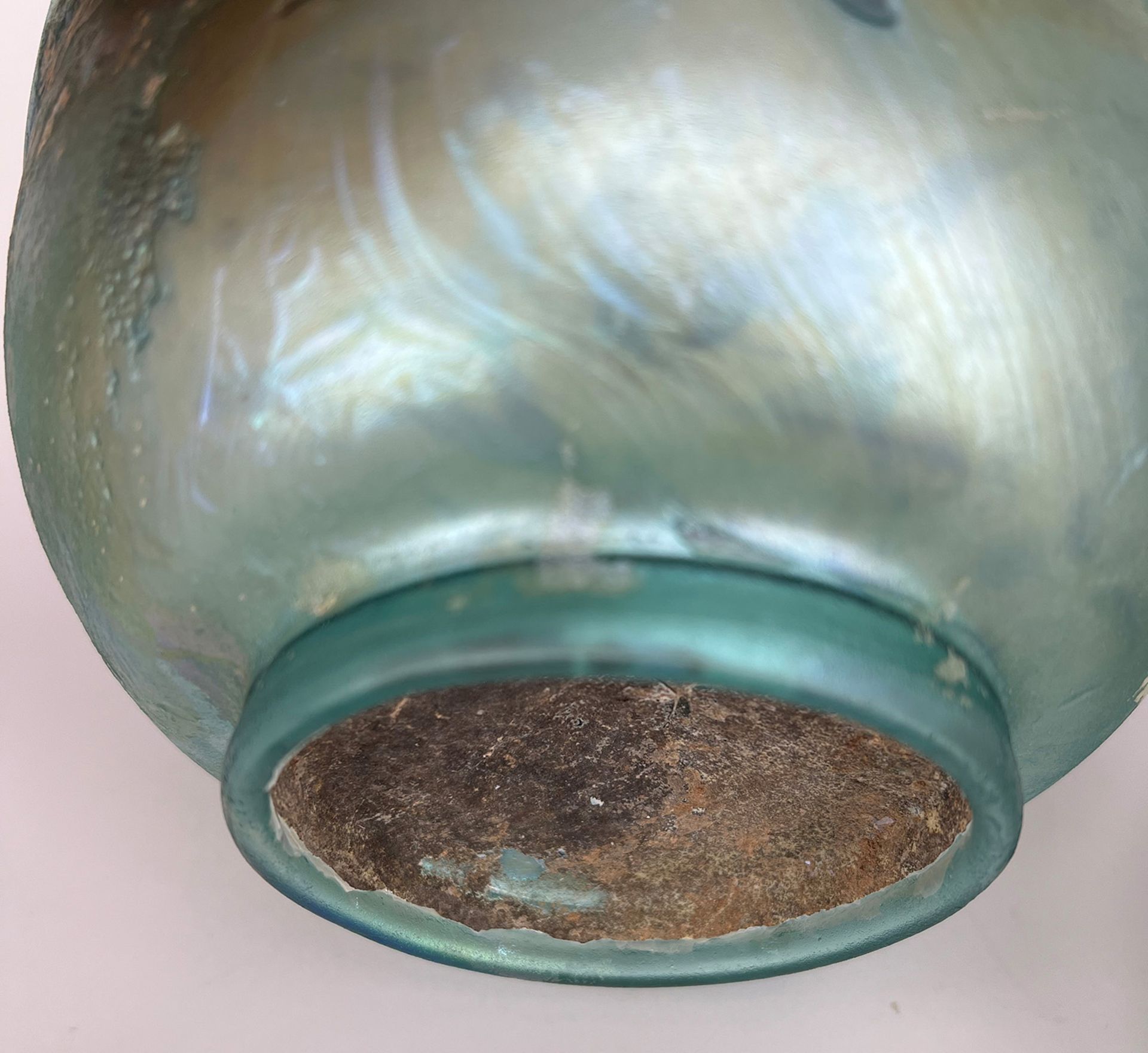 Konvolut von 2 antiken Glasschalen, Sammlungsauflösung (Angaben aus privatem Sammlungskatalog Otto - Image 2 of 7