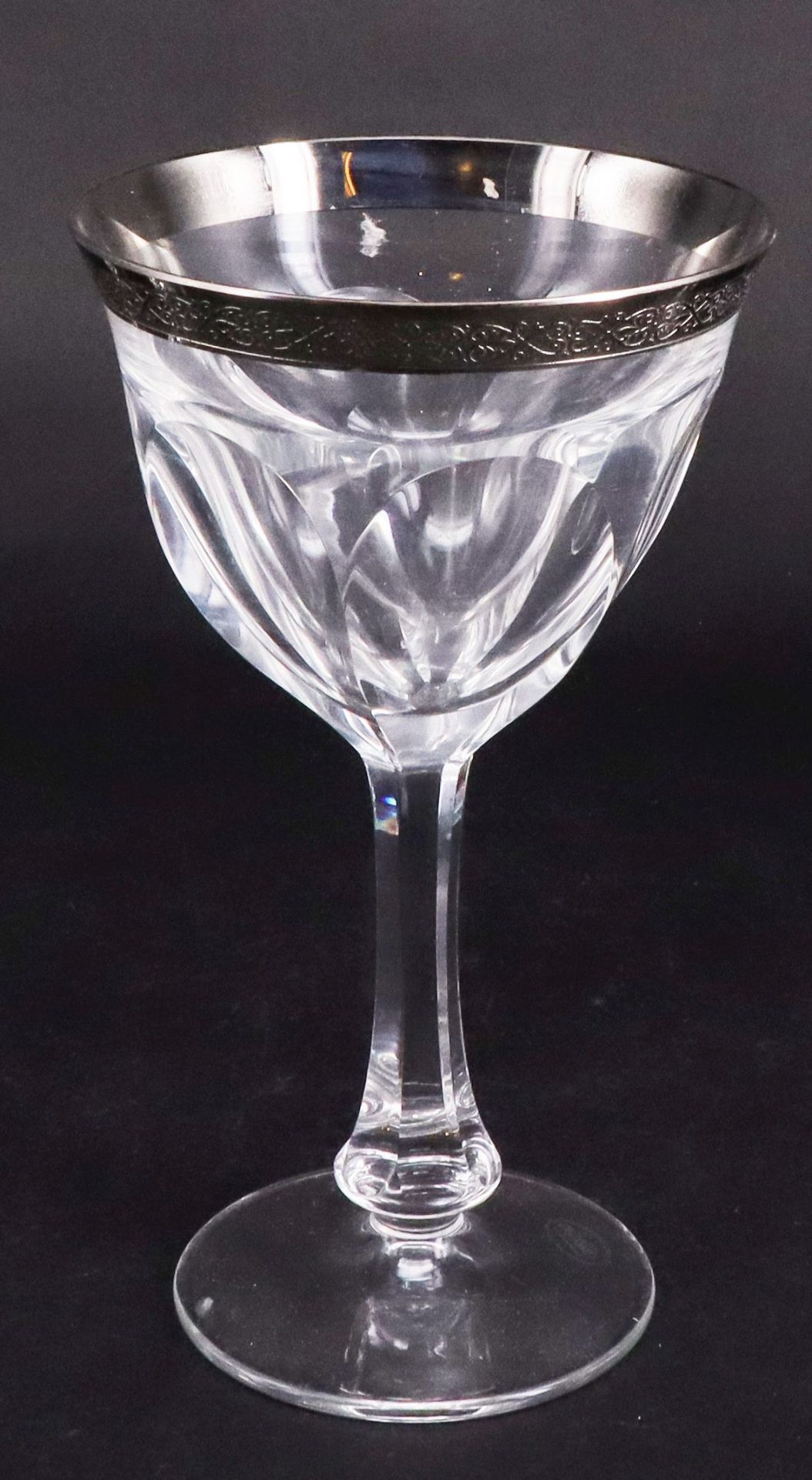 Glas-Konvolut, Moser, Karlsbad, Böhmen: große Vase aus dickwandigem, farblosem Glas, - Bild 4 aus 5