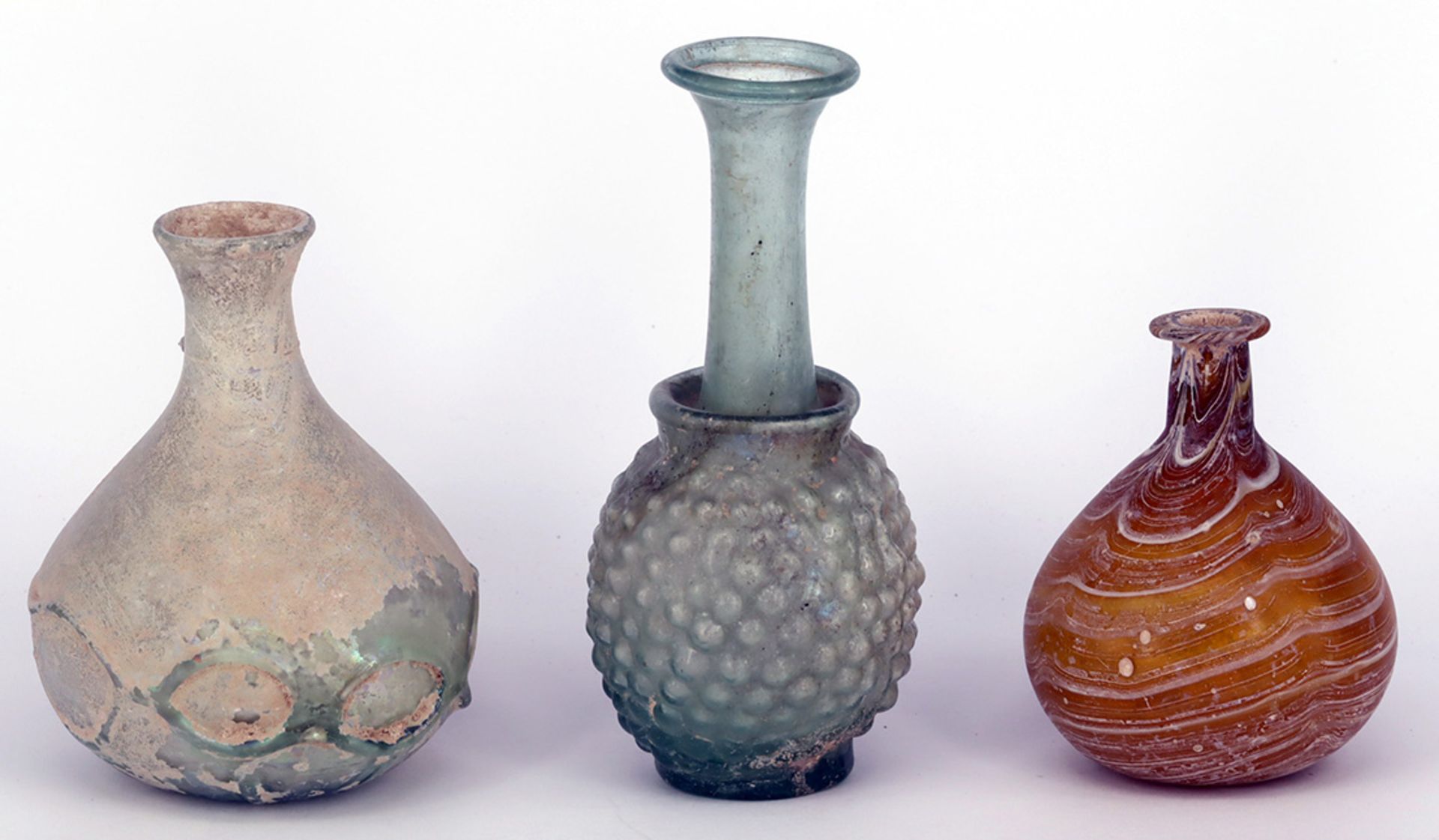 Konvolut von 6 antiken Glasobjekten, Sammlungsauflösung (Angaben aus privatem Sammlungskatalog - Bild 5 aus 14