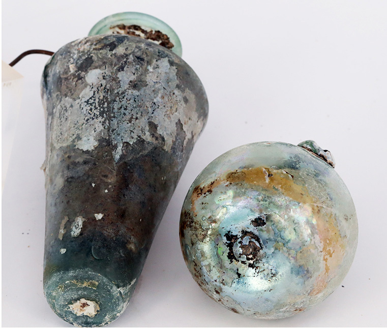 Konvolut von 5 antiken Glasobjekten, Sammlungsauflösung (Angaben aus privatem Sammlungskatalog - Image 6 of 6