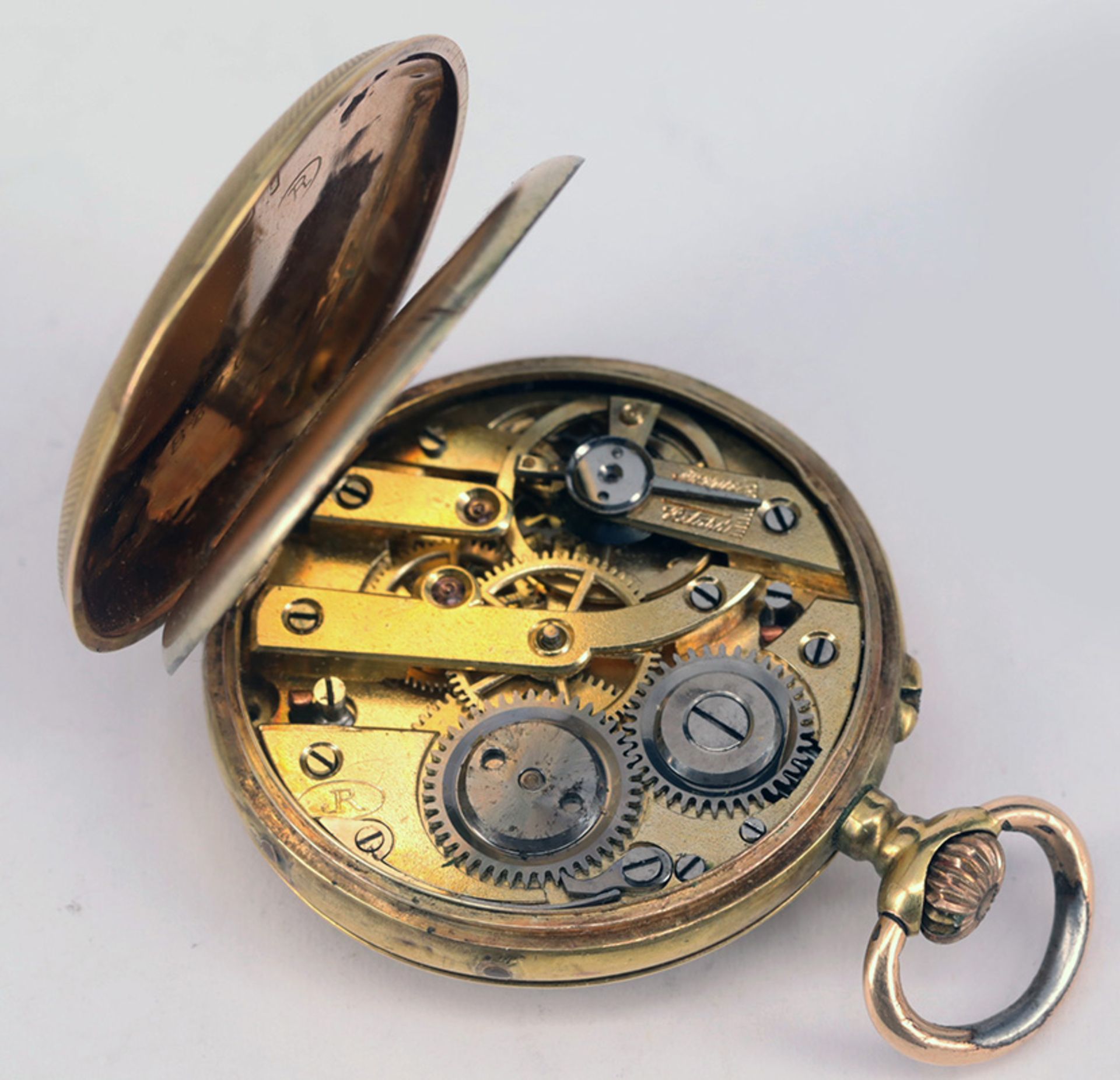 Konvolut 3 Uhren, 2 x Gold, 1 x Silber, Uhren laufen alle an (Werke nicht geprüft), jeweils - Image 9 of 10