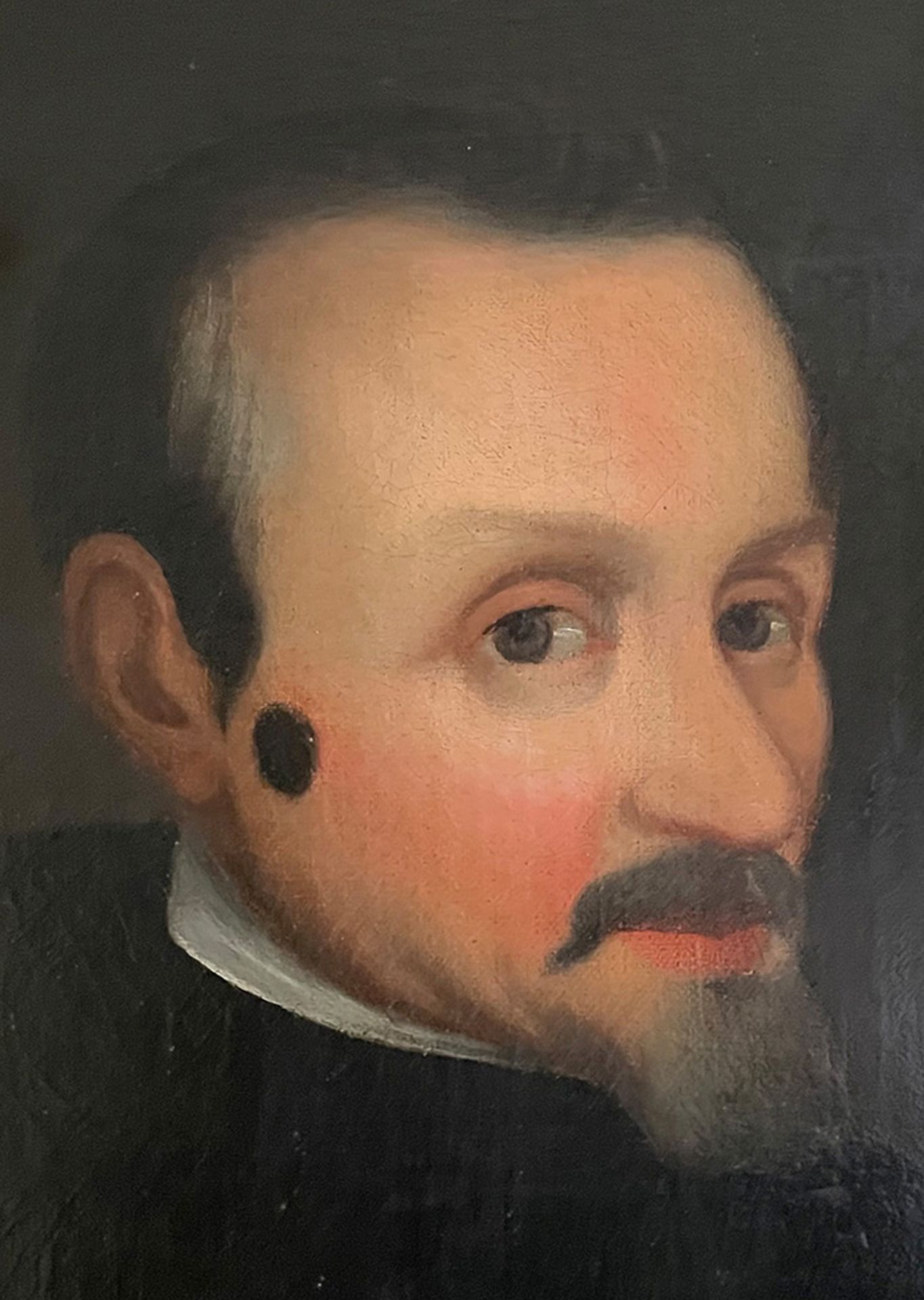 Unbekannter Maler. Portrait des "Padre Paolo", Italien, 17./18. Jh., Öl auf Leinwand, 97 x 85 cm. - Image 4 of 4