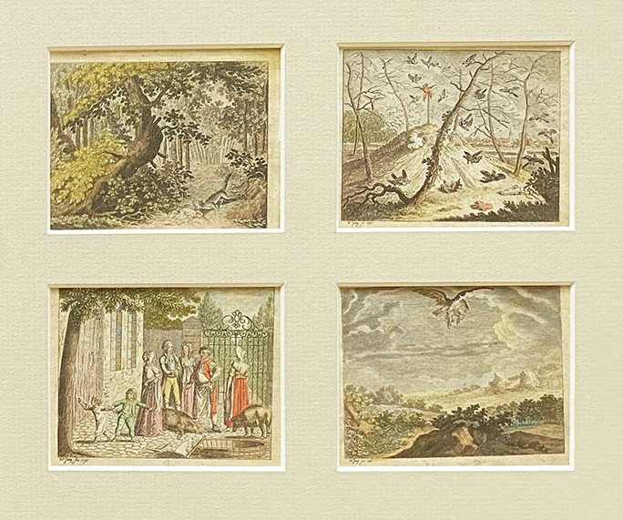 16 kleine kolorierte Kupferstiche von Johann Friedrich Wilhelm Jury (1763-1829, deutscher Maler, - Image 5 of 7