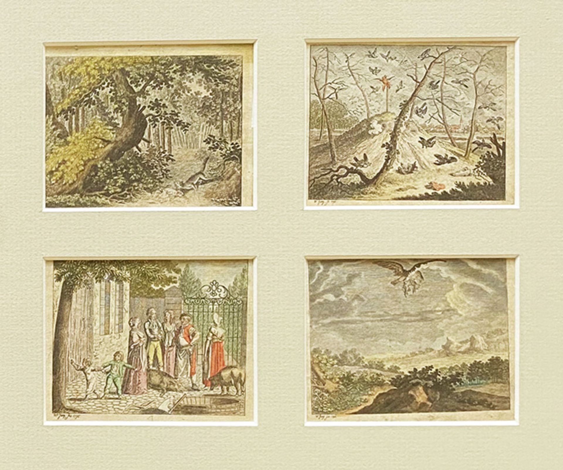 16 kleine kolorierte Kupferstiche von Johann Friedrich Wilhelm Jury (1763-1829, deutscher Maler, - Bild 5 aus 7