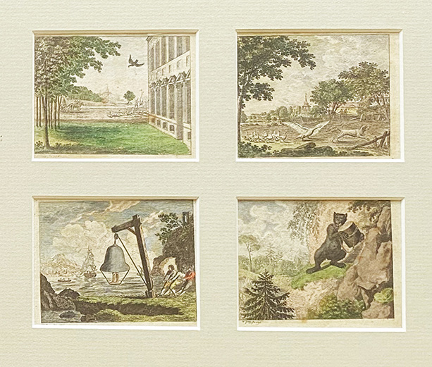 16 kleine kolorierte Kupferstiche von Johann Friedrich Wilhelm Jury (1763-1829, deutscher Maler, - Image 2 of 7