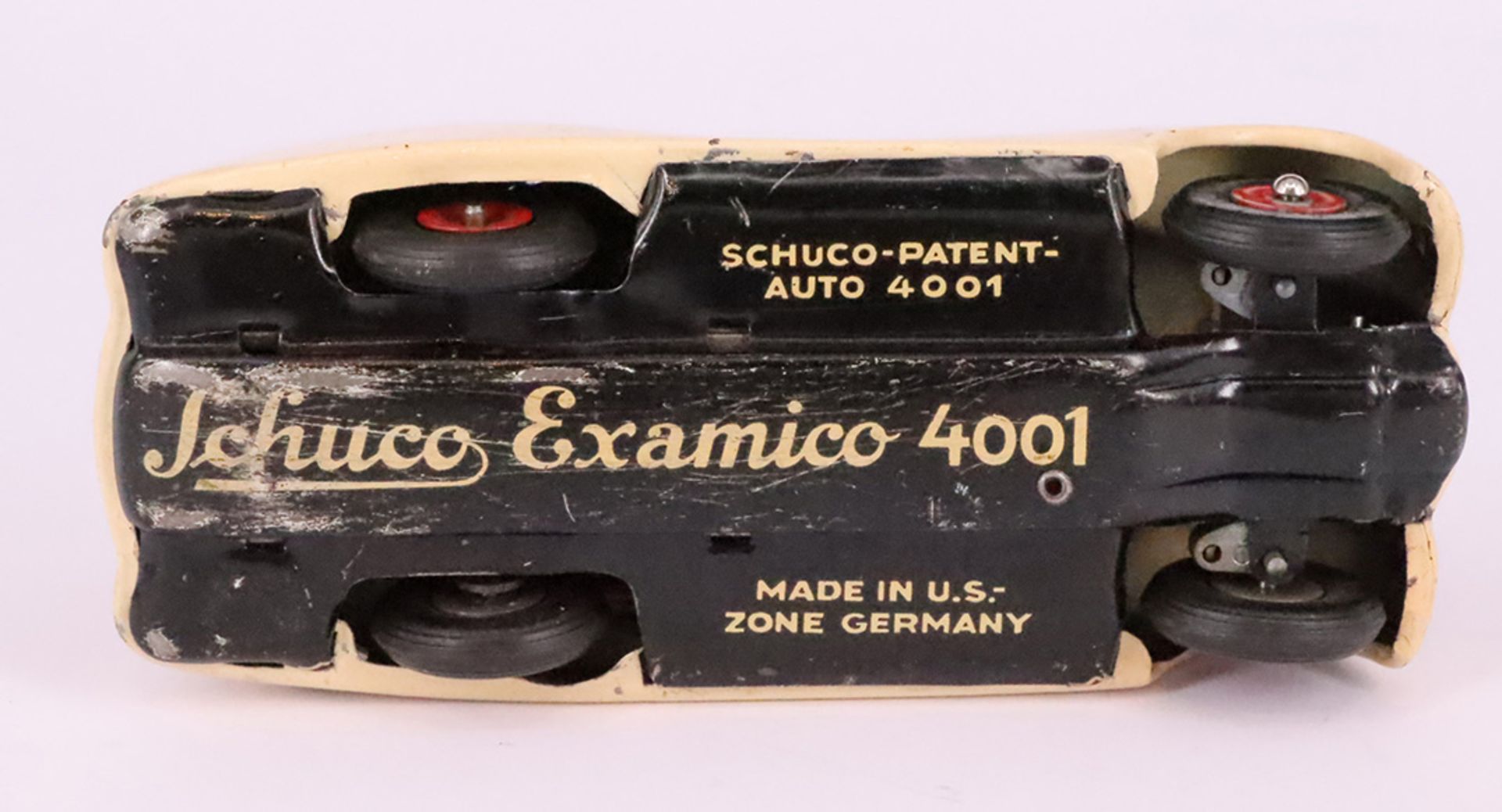 Schuco Examico-Auto 4001, Schuco, frühes Modell, Made in U.S.-Zone Germany, lithographiertes - Image 2 of 4