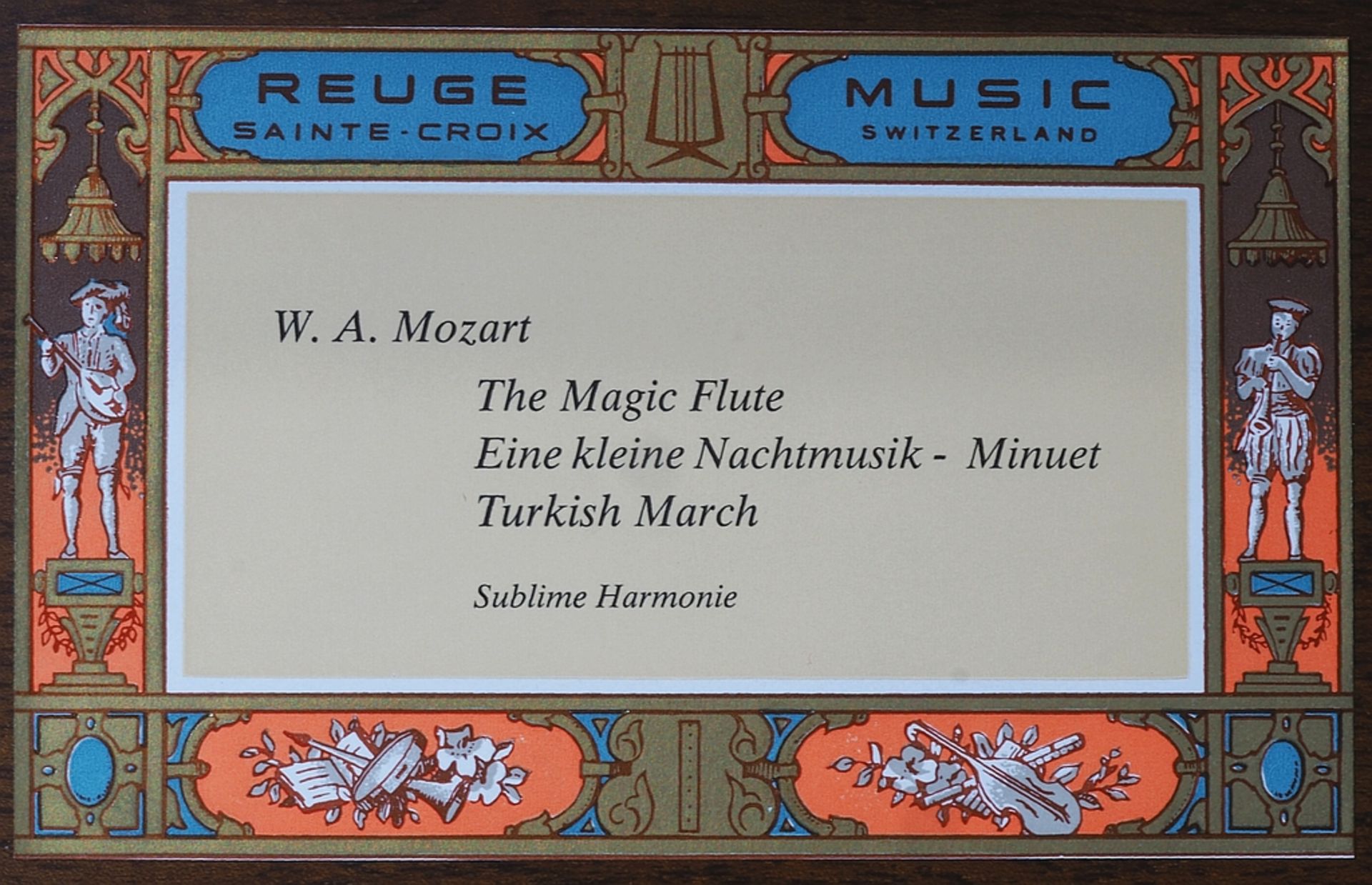 REUGE/Switzerland. Walzenspieluhr "The Magie Flute". - Bild 8 aus 8