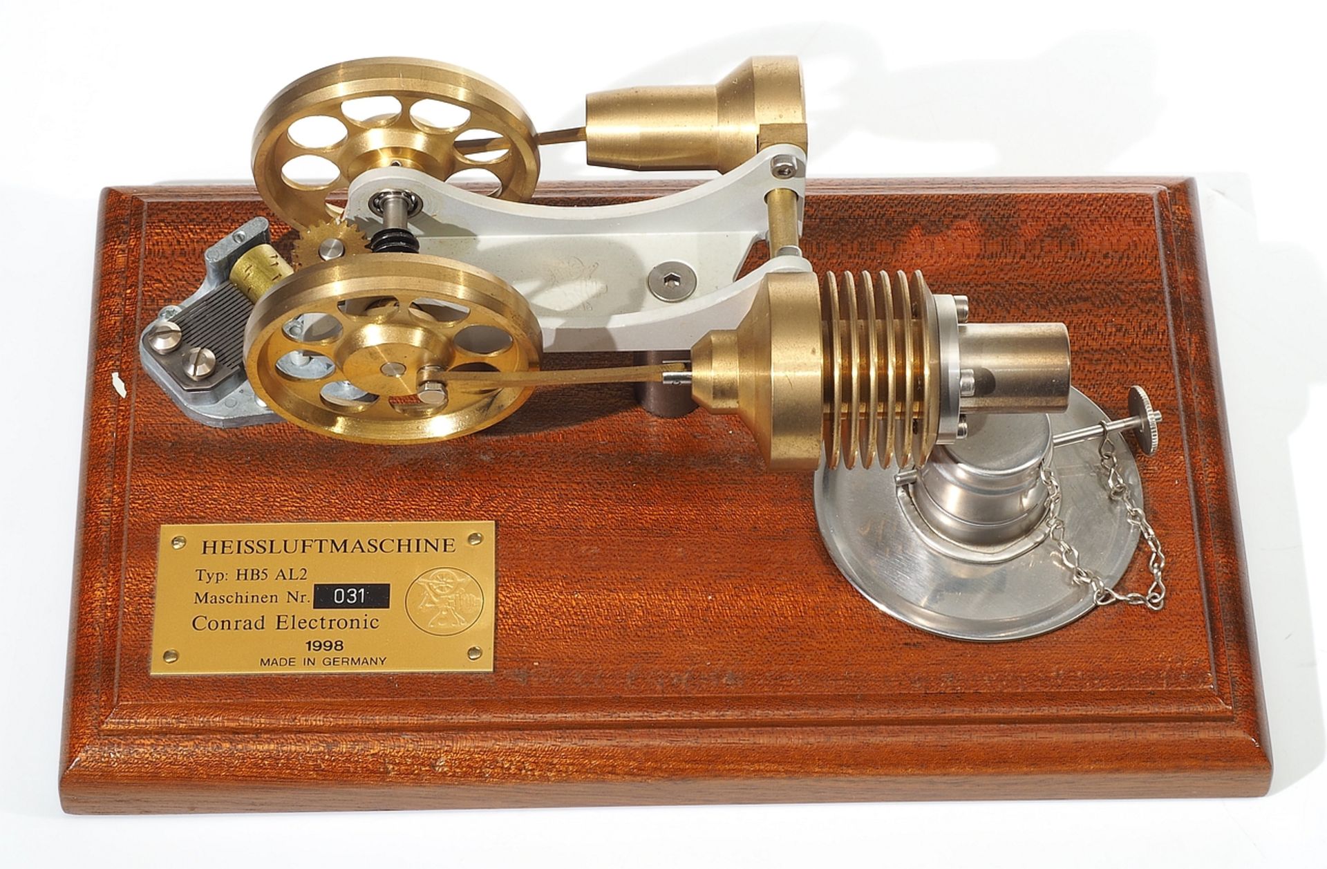 Heissluftmaschine mit Stirling-Motor. - Image 2 of 7